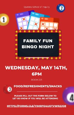 Family Fun Bingo Night